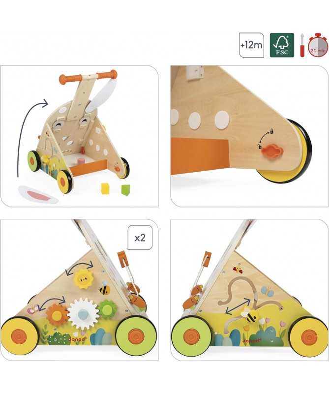 Chariot de marche Lapin - Ferme Chariot de marche Lapin - Ferme