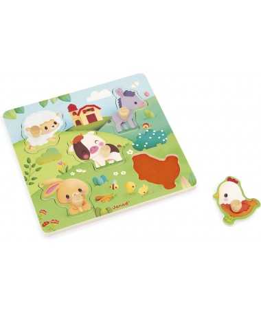 Puzzle tactile - Ferme
