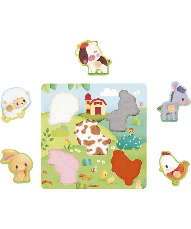 Puzzle tactile - Ferme Puzzle tactile - Ferme