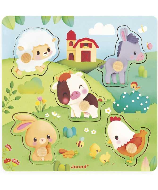 Puzzle tactile - Ferme Puzzle tactile - Ferme