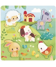 Puzzle tactile - Ferme