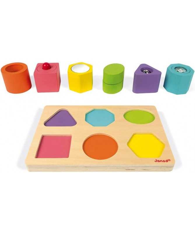 Puzzle i wood - 6 cubes sensoriels Puzzle i wood - 6 cubes sensoriels
