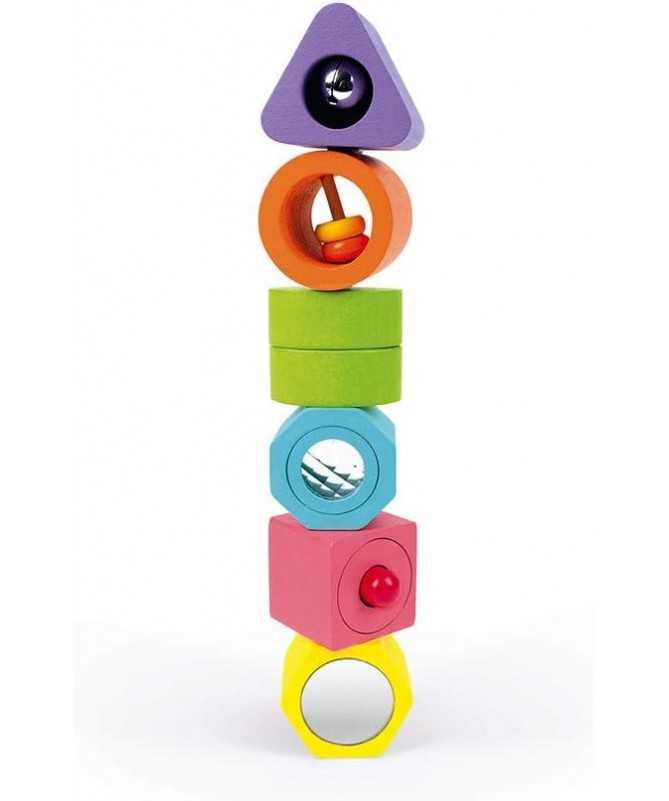 Puzzle i wood - 6 cubes sensoriels Puzzle i wood - 6 cubes sensoriels