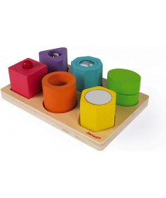 Puzzle i wood - 6 cubes sensoriels