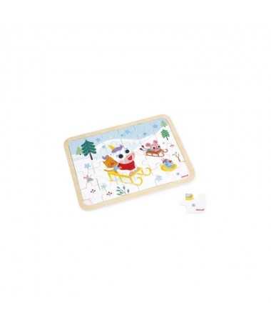 Puzzle - A la montagne (24 pcs) en bois