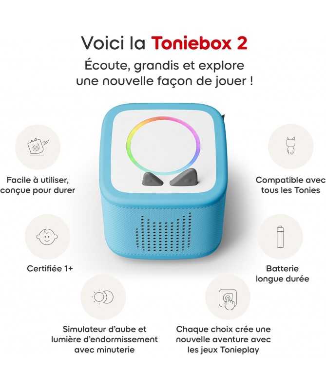 Mon Premier Coffret Toniebox 2 - Bleu Ciel Mon Premier Coffret Toniebox 2 - Bleu Ciel