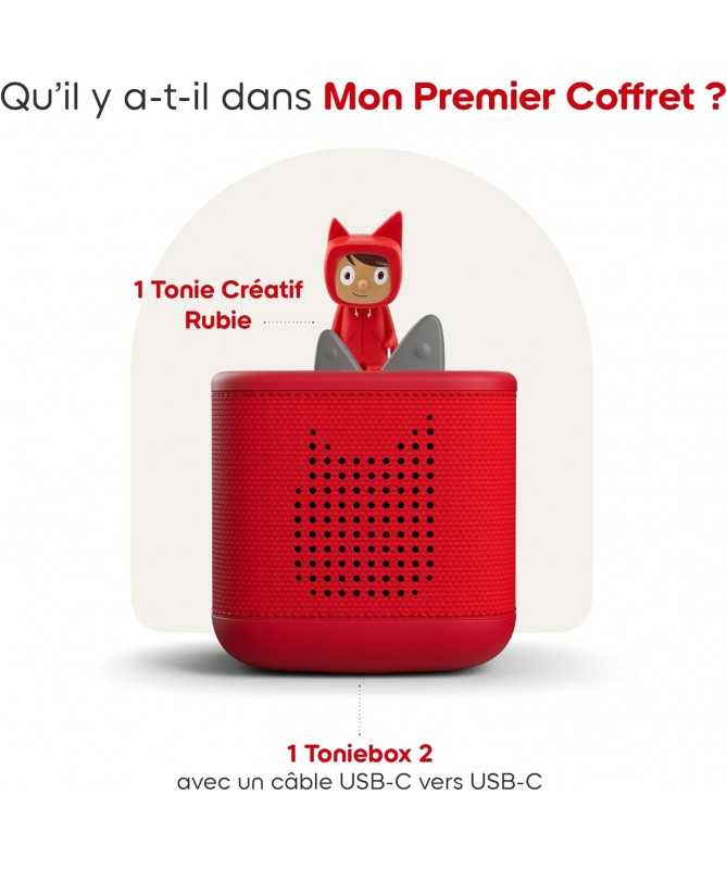 Mon Premier Coffret Toniebox 2 - Rouge Coquelicot Mon Premier Coffret Toniebox 2 - Rouge Coquelicot