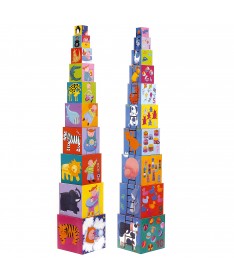 10 cubes Rigolos - Pyramide