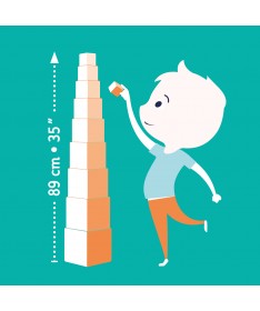 10 cubes Rigolos - Pyramide