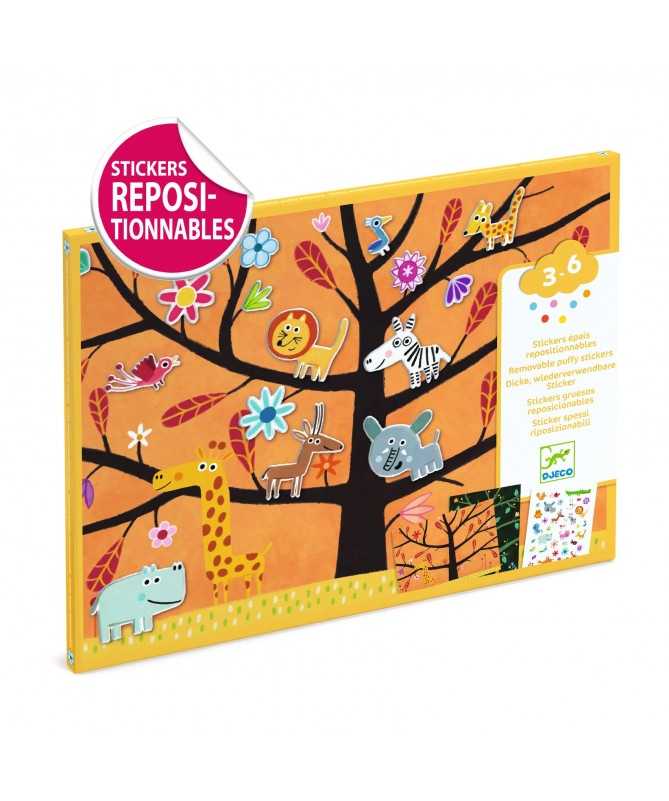 Stickers repositionnables - Chat-perché !