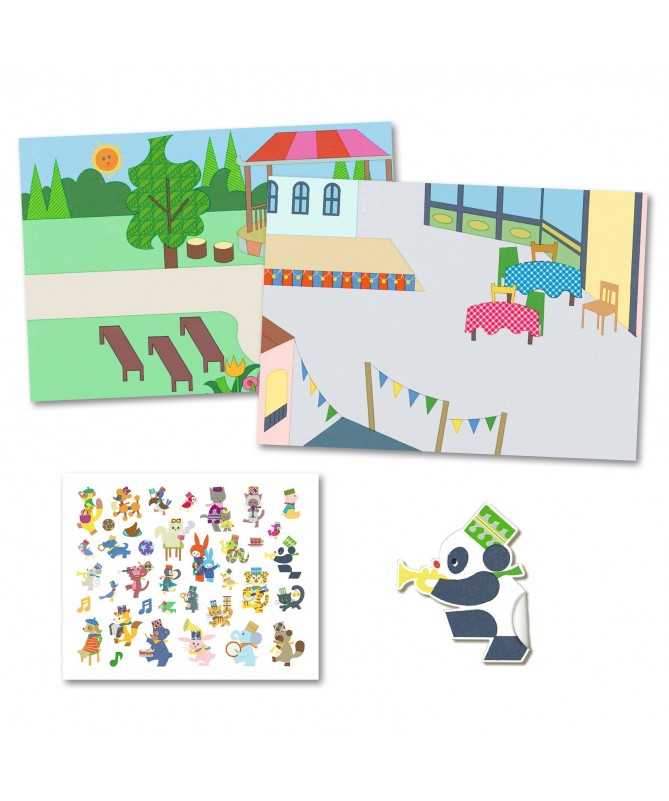 Stickers repositionnables - Fanfare
