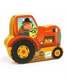 Puzzle - Tracteur (16 pcs)