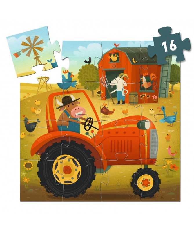 Puzzle - Tracteur (16 pcs) Puzzle - Tracteur (16 pcs)