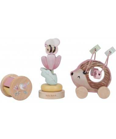 Coffret 3 jeux d'éveil en bois FSC - Fairy Garden