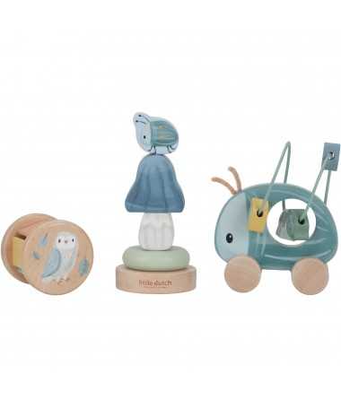 Coffret 3 jeux d'éveil en bois FSC - Forest Friends