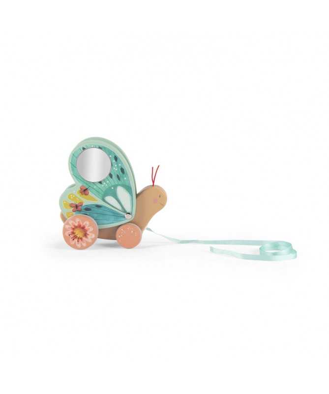 Papillon à tirer trois petits lapins Papillon à tirer trois petits lapins