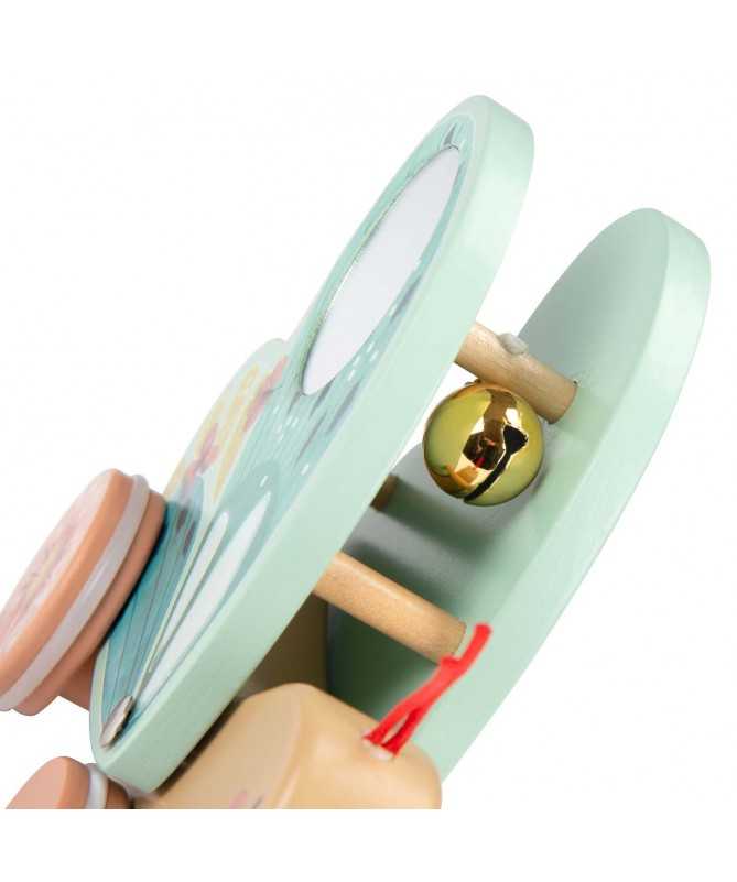 Papillon à tirer trois petits lapins Papillon à tirer trois petits lapins