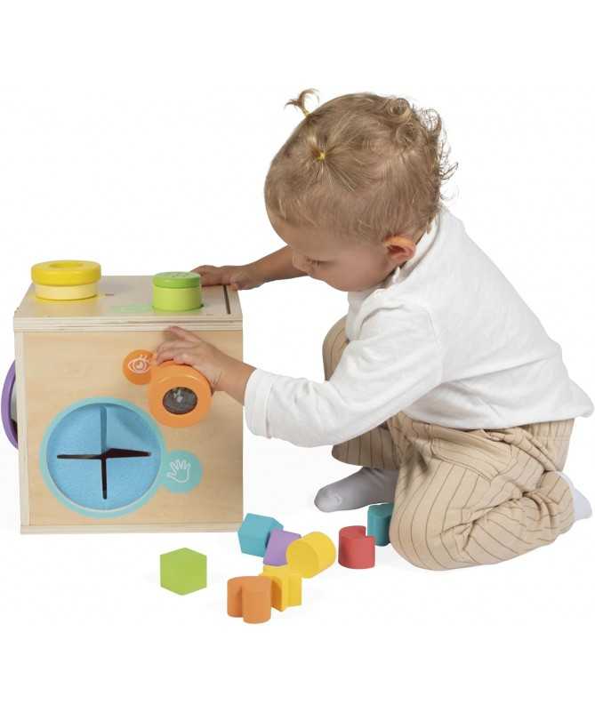 Cube sensoriel - boîte sensorielle