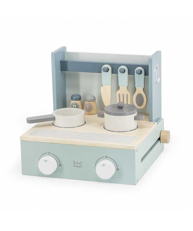 Cuisine nomade en bois - Vert