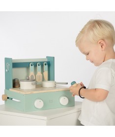 Cuisine nomade en bois - Vert