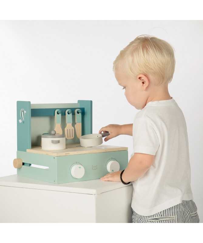 Cuisine nomade en bois - Vert