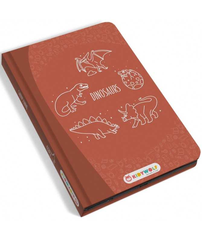 KIDYDRAW-MINI - Tablette à dessins - 30 Dinosaures