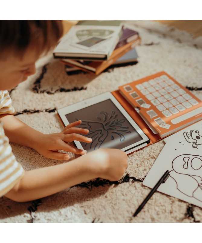 KIDYDRAW-MINI - Tablette à dessins - 30 Dinosaures