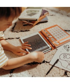 KIDYDRAW-MINI - Tablette à dessins - 30 Dinosaures