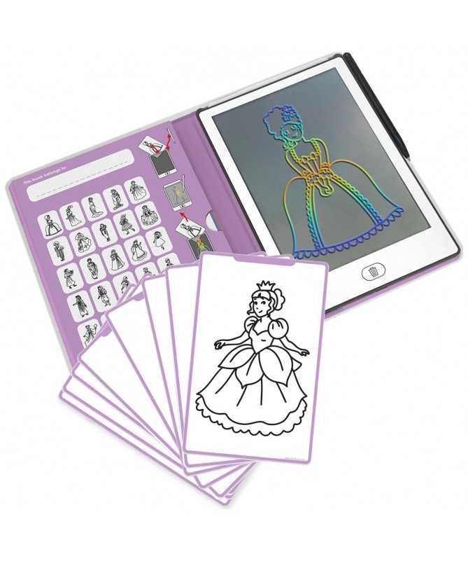 KIDYDRAW-MINI - Tablette à dessins - 30 Princesses