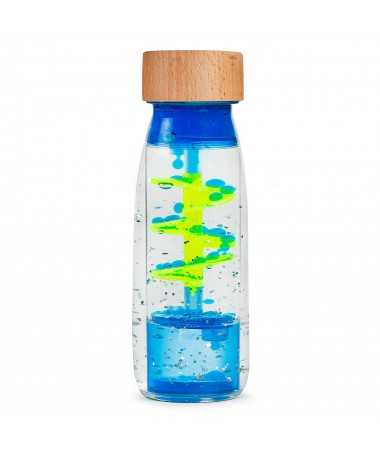 Sensory Bottle - Bouteille sensorielle Spirale bleue