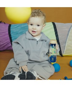 Sensory Bottle - Bouteille sensorielle Spirale bleue