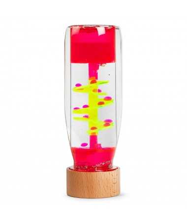 Sensory Bottle - Bouteille sensorielle Spirale rose