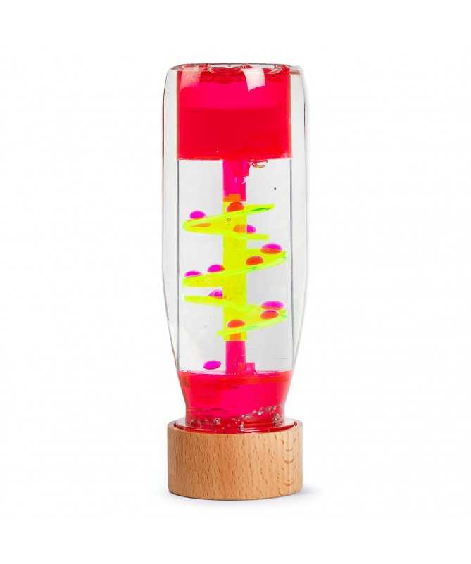Sensory Bottle - Bouteille sensorielle Spirale rose