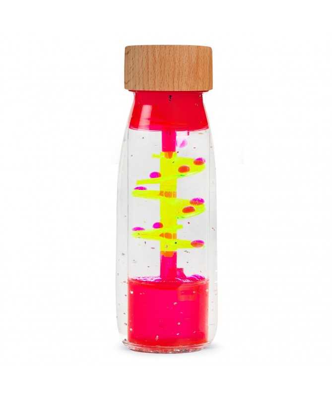 Sensory Bottle - Bouteille sensorielle Spirale rose
