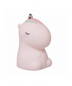 Veilleuse - Licorne rose avec paillettes avec télécommande