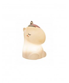 Veilleuse - Licorne rose avec paillettes avec télécommande