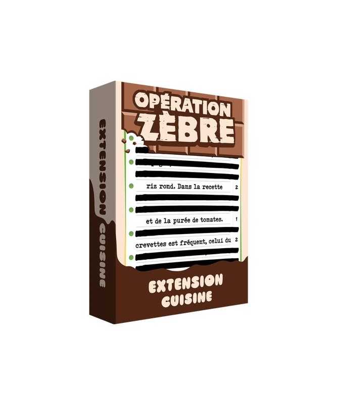 Opération Zèbre ext. Cuisine Opération Zèbre ext. Cuisine