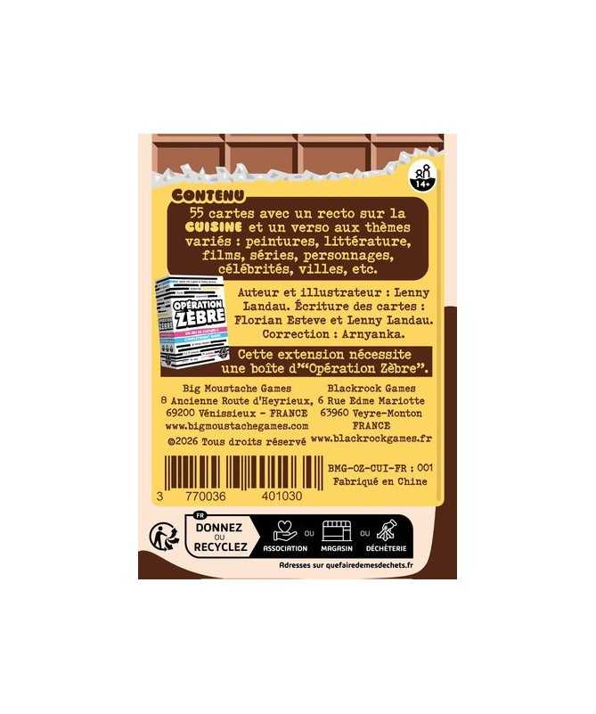 Opération Zèbre ext. Cuisine Opération Zèbre ext. Cuisine