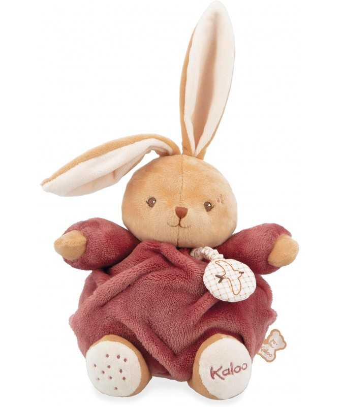 Patapouf Musical 17 cm Lapin Bordeaux