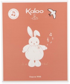 Patapouf Musical 17 cm Lapin Bordeaux