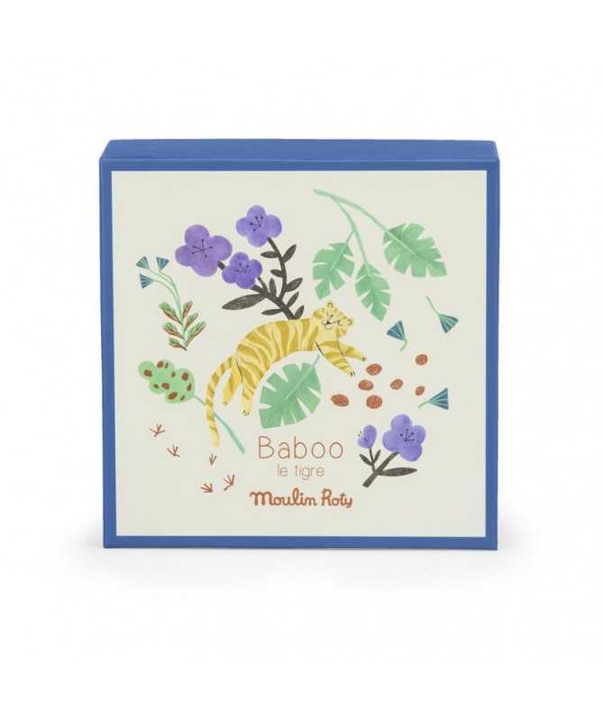 Doudou tigre Baboo La forêt Mawa