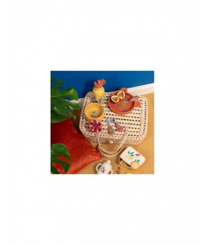 Set couverts silicone La forêt Mawa