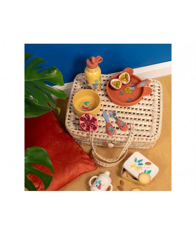 Set vaisselle silicone La forêt Mawa