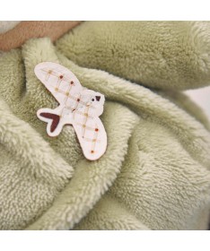 Patapouf ours vert - 17 cm