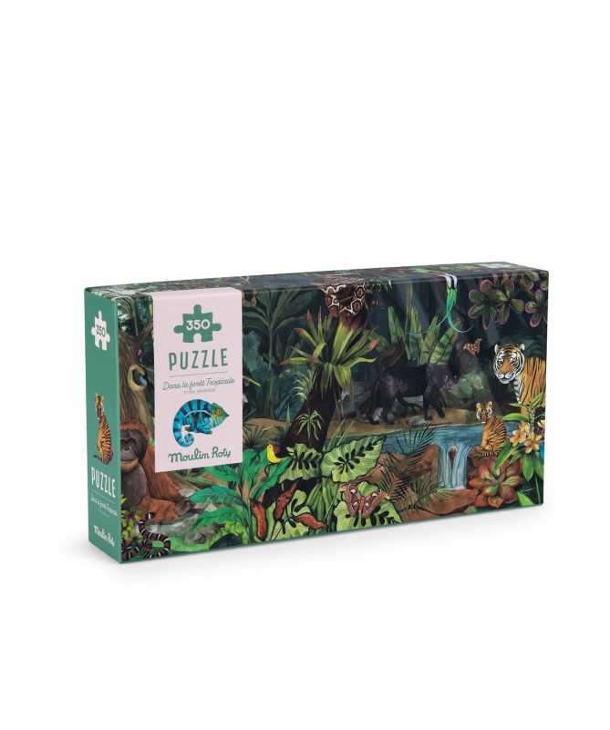 Puzzle Dans la forêt tropicale (350 pièces) Tout autour du monde