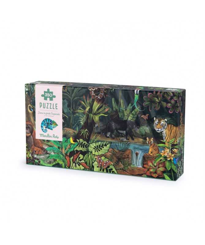 Puzzle Dans la forêt tropicale (350 pièces) Tout autour du monde
