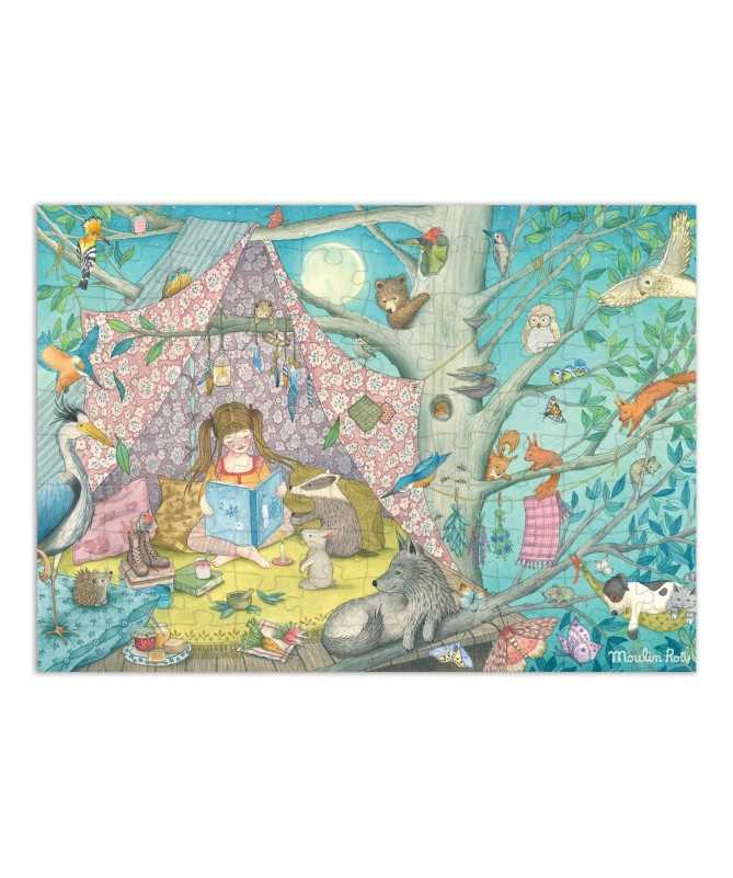 Puzzle La cabane secrète (100 pièces) Les Rosalies