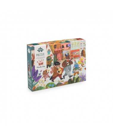 Puzzle la fête du Printemps (500 pièces) Les Minouchkas