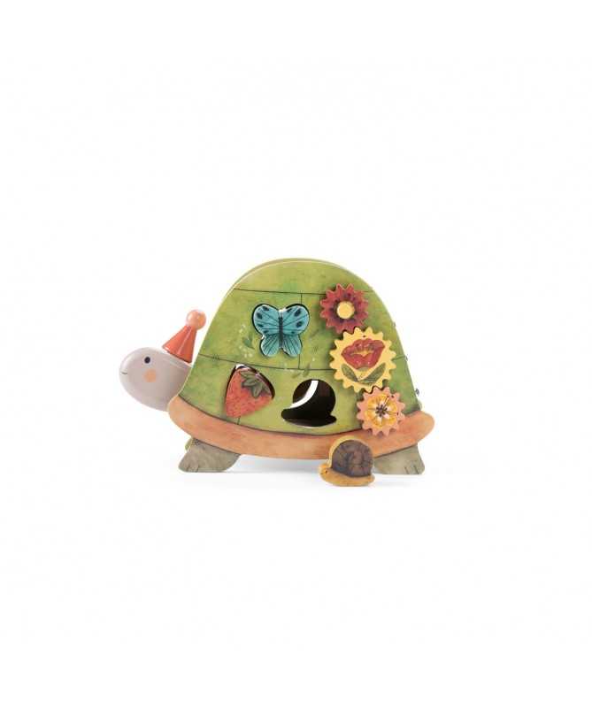 Tortue d'activités - Trois petits lapins