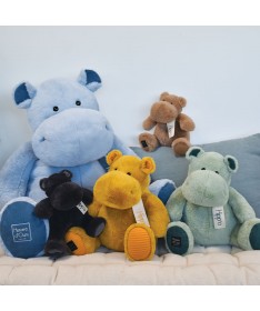 Peluche Hippopotame -  Amande 25cm
